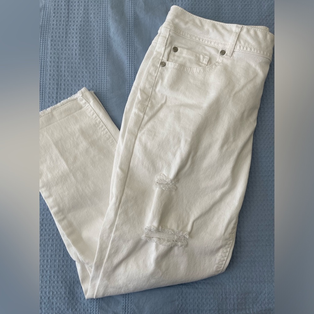 17. Cato White Denim Jean